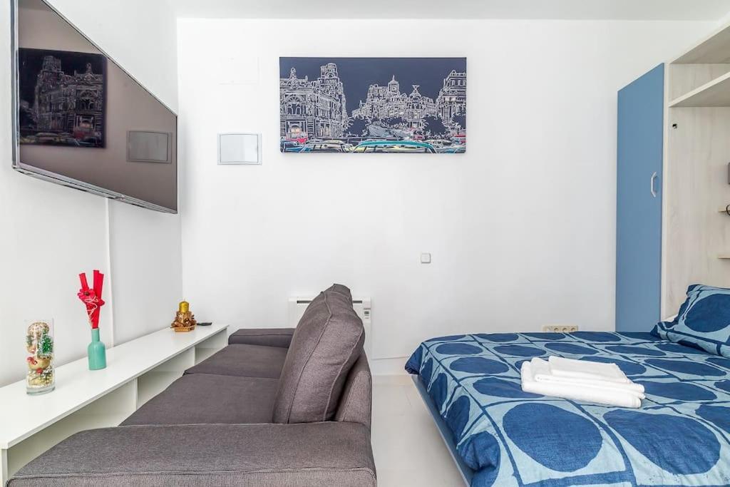 Estudio Acogedor En Zona Norte Madrid Luaran gambar