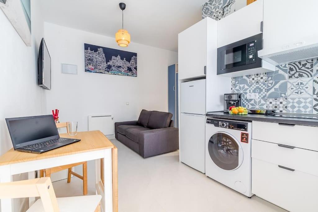 Estudio Acogedor En Zona Norte Madrid Luaran gambar