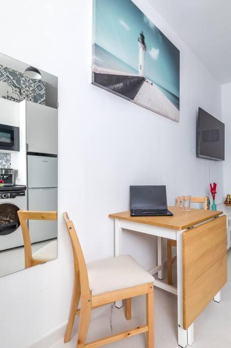 Estudio Acogedor En Zona Norte Madrid Luaran gambar